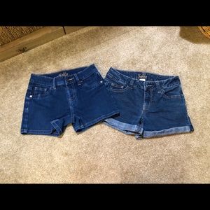 Pair of Justice denim shorts